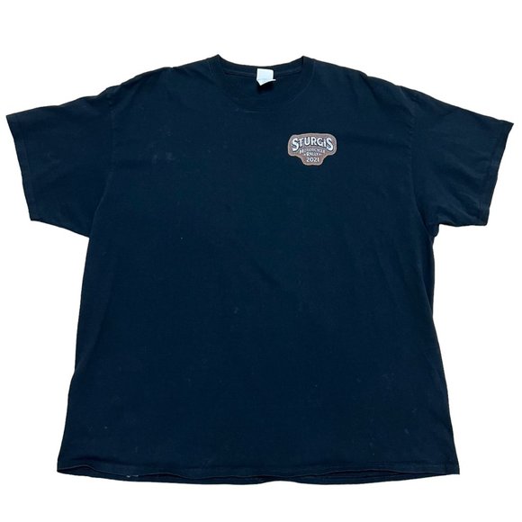 Sturgis 81st Annual Motorcycle Rally 2021 Shirt Mens 3XL Short Sleeve Biker Tee - Picture 3 of 10